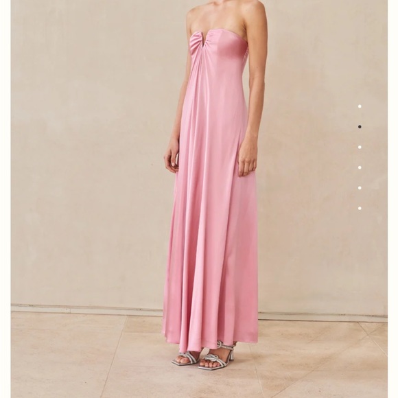 Cult Gaia Janelle Pink Gown - Picture 2 of 4